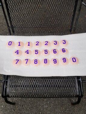 "Calculating": Numerology/"Lucky" Numbers Pasties Sets